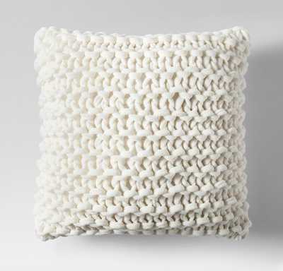 Knit Throw Pillow 